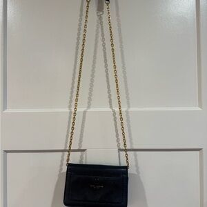 Marc Jacobs leather Crossbody Bag with Gold Chain